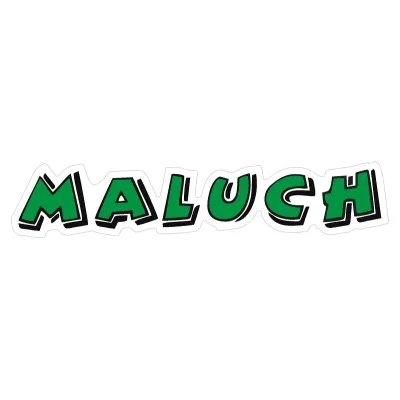 #5523 Maluch samolepka zelená