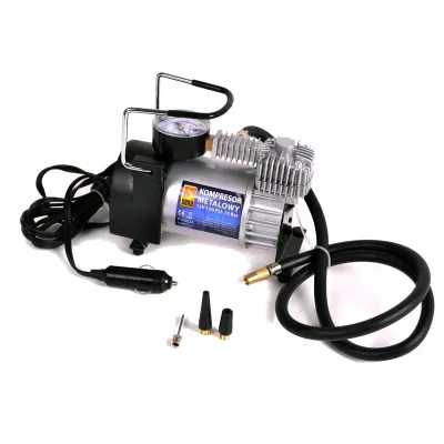 #5668 KOMPRESOR-SAMOCHODOWY-12V-150PSI-10Bar-METALOWY