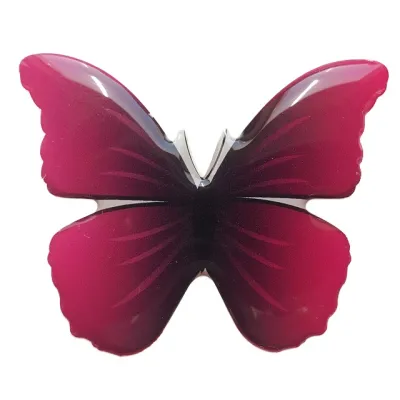 #1898 Samolepka 3D Motýl fialový