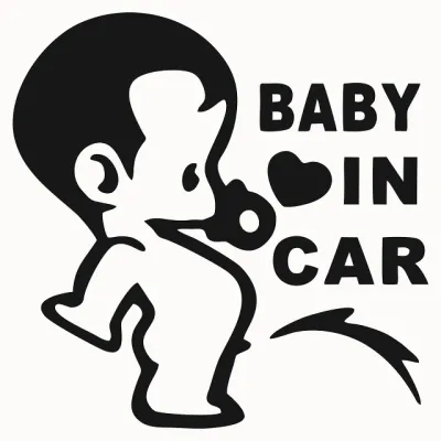 #1130 803 Baby in car čierna