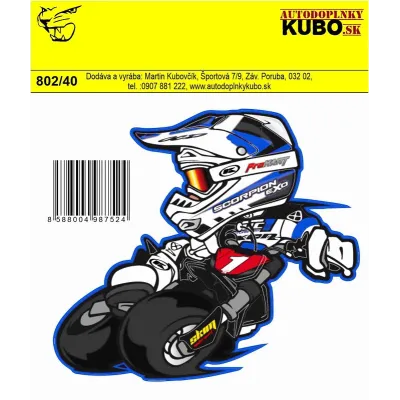 #1874 Samolepka 802 moto drifter