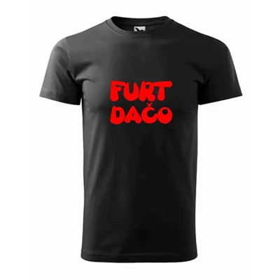 #1242 Tričko Furt dačo čierne
