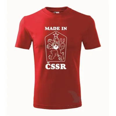 #0231 Tričko červené CSSR