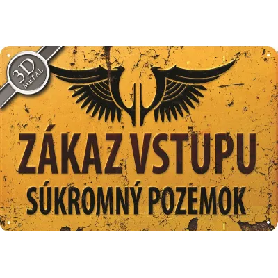 #2123 Tabuľka zákz vstupu