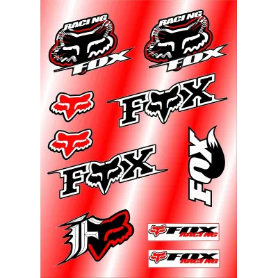 #0623 795 Fox racing red