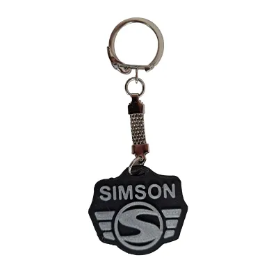 #6101 3D kľúčenka SIMSON Strieborná