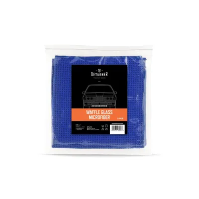 #26571 deturner-waffle-glass-microfiber-2-ks-mikrovlaknove-utierky-na-skla-40-x-40cm